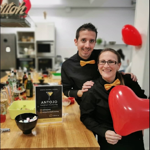 Jesús y Daniela de Antojo Cocktails