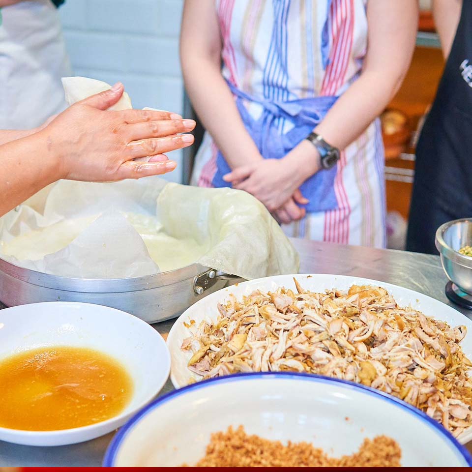 Taller de pastela marroquí con pastelitos y té