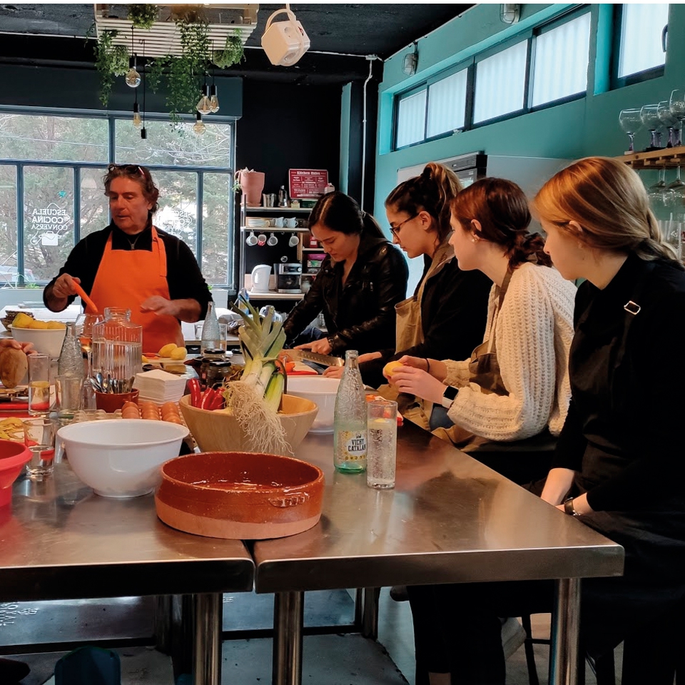 Taller de preparación de pizza