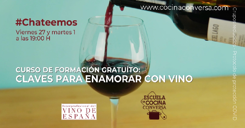 Curso de formación gratuíto: Claves para enamorar con vino