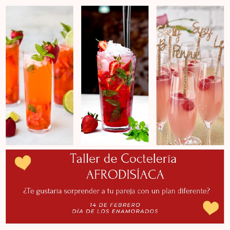 Taller de Coctelería Afrodisíaca